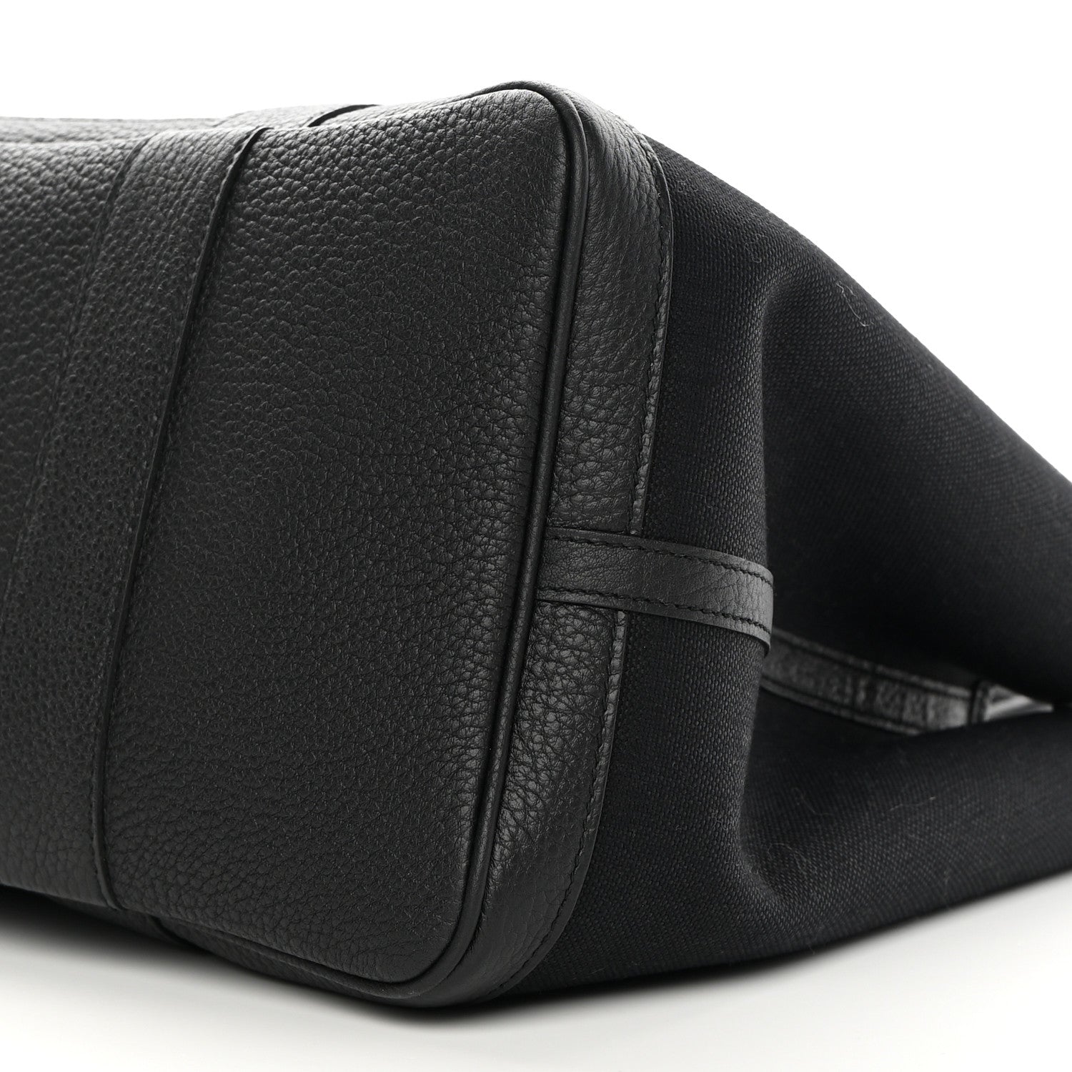 Hermes Toile Militaire Negonda Verso Garden Party Tote 36 MM Black Rouge H 10 of 13