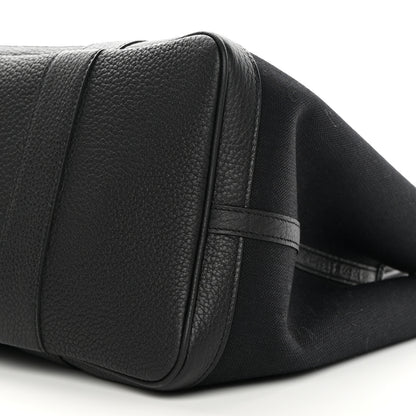 Hermes Toile Militaire Negonda Verso Garden Party Tote 36 MM Black Rouge H 10 of 13