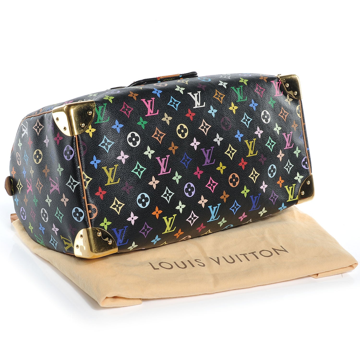 Louis Vuitton Monogram Multicolor Speedy 40 Black 4 of 7