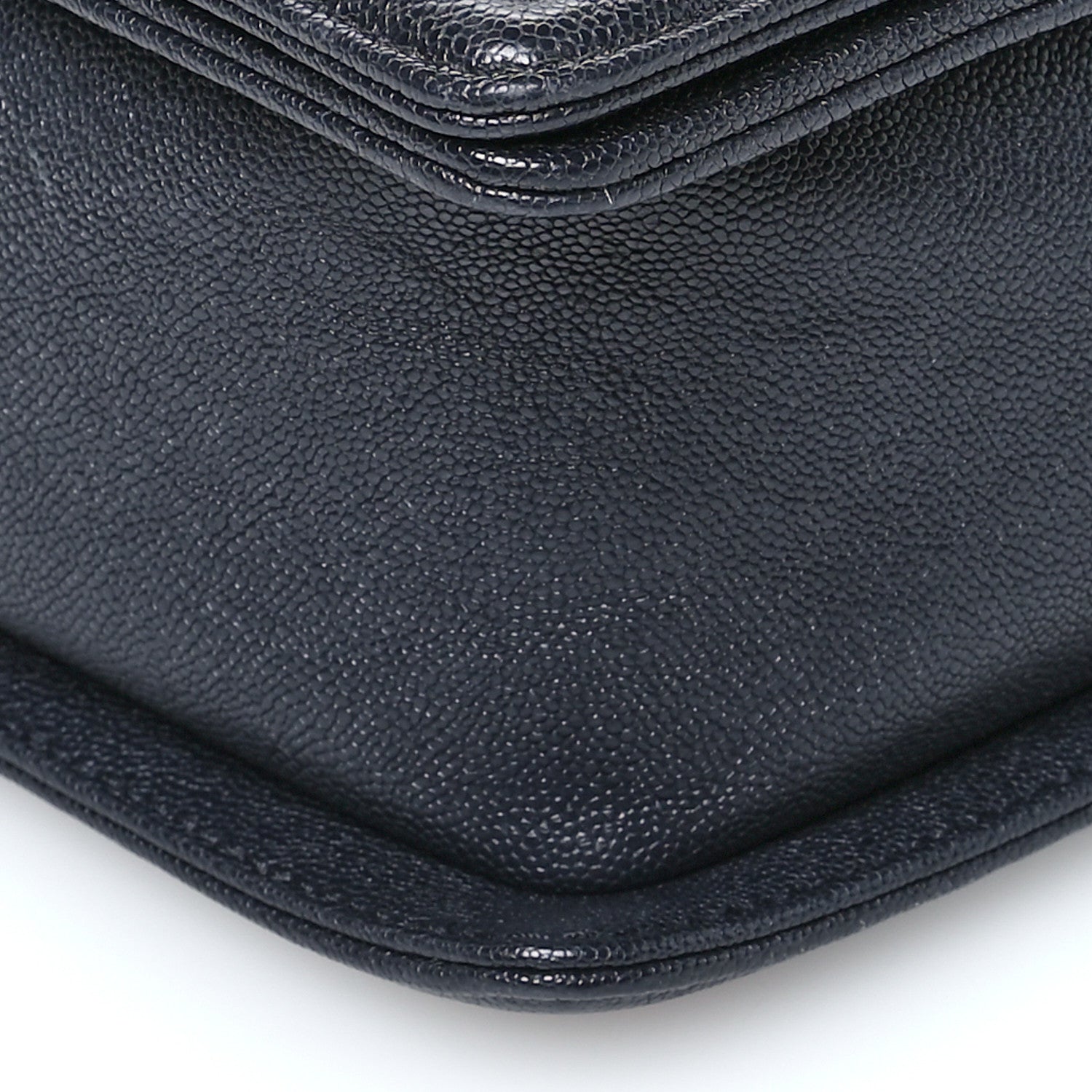 Chanel Caviar Quilted New Medium Boy Flap Navy 9 of 10