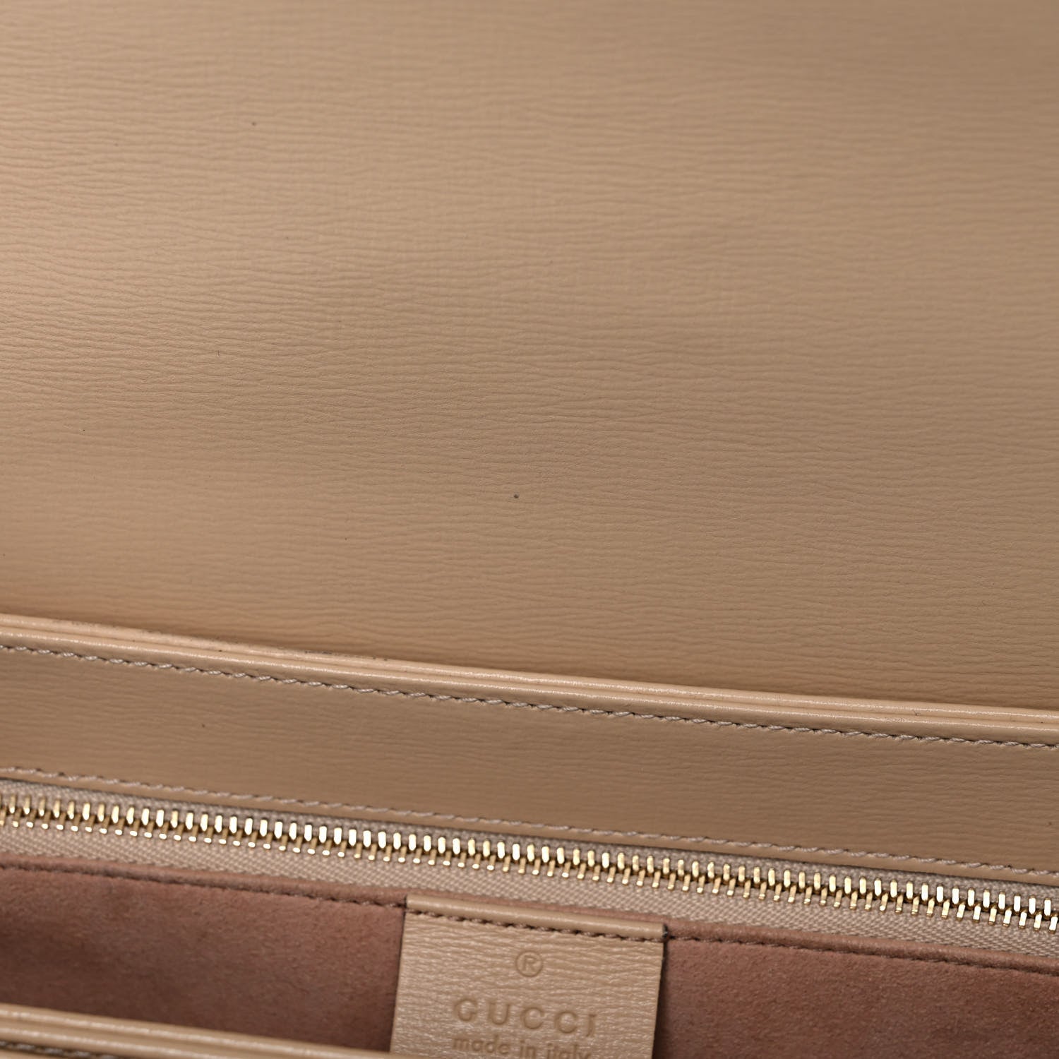 Gucci Azalea Calfskin Horsebit 1955 Shoulder Bag Bubble Tea 13 of 13