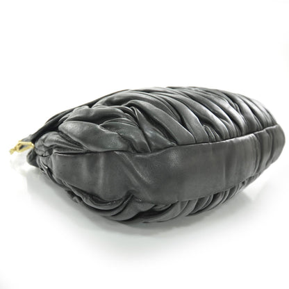 Miu Miu Leather Matelasse Coffer Hobo Black 5 of 10