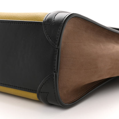 Celine Baby Grained Calfskin Nubuck Nano Tri-Color Luggage Olive 9 of 12