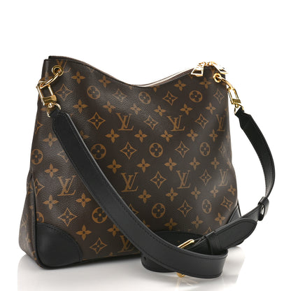 Louis Vuitton Monogram Odeon MM Black 3 of 8