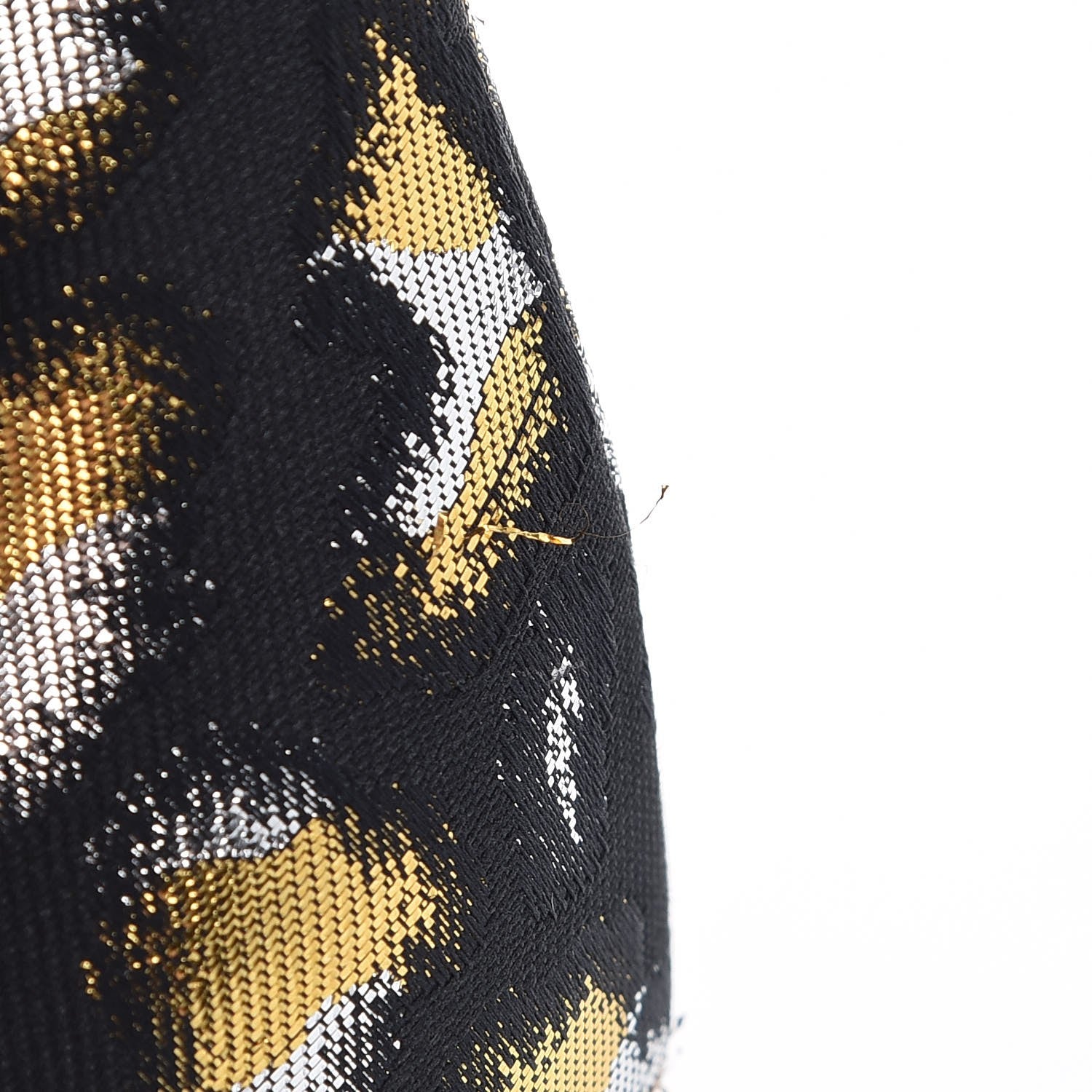 Saint Laurent Jacquard Leopard Loulou Ankle Boots 37 Oro 9 of 9