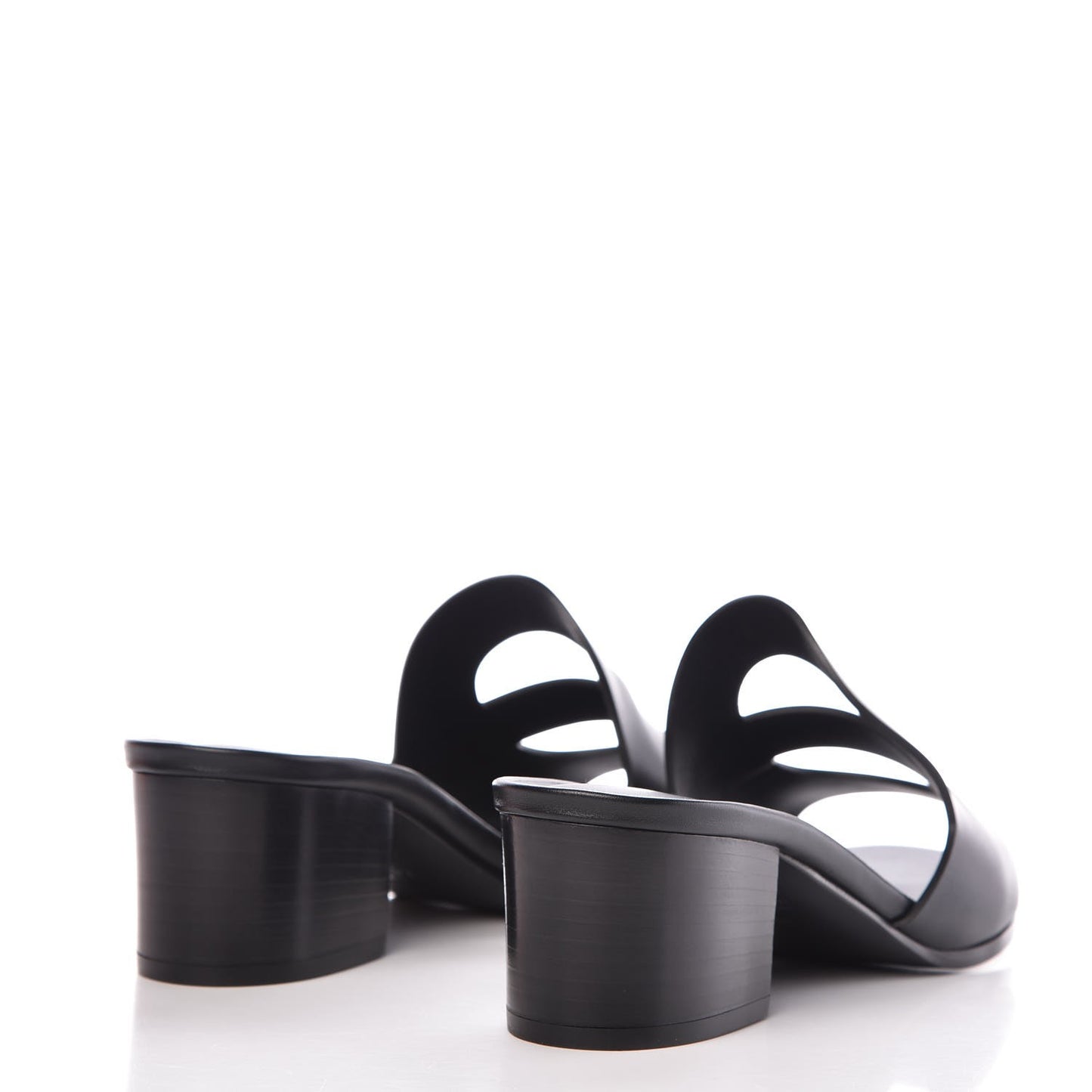 Calfskin Mona Sandals 38.5 Black