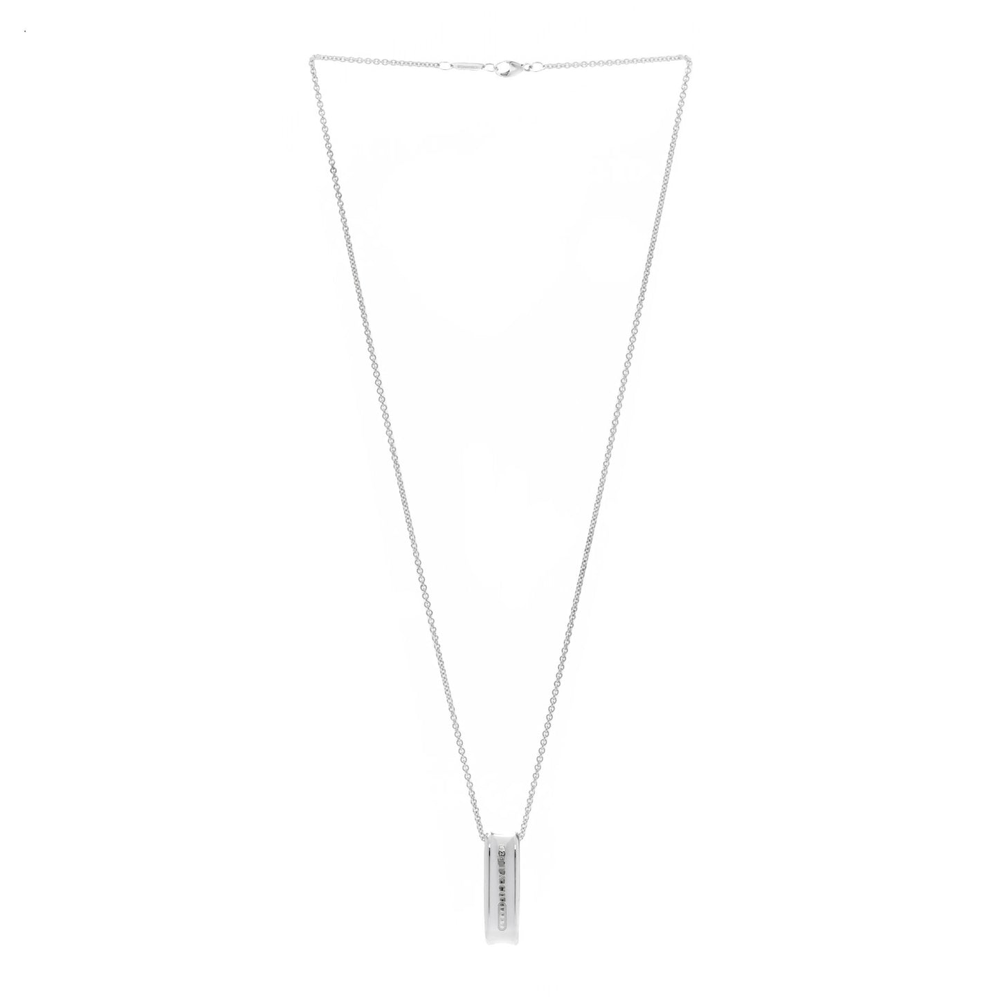 Sterling Silver 1837 Loop Cushion Pendant Necklace
