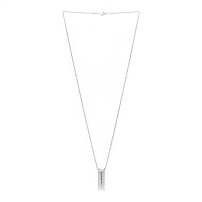 Tiffany Sterling Silver 1837 Loop Cushion Pendant Necklace 3 of 5