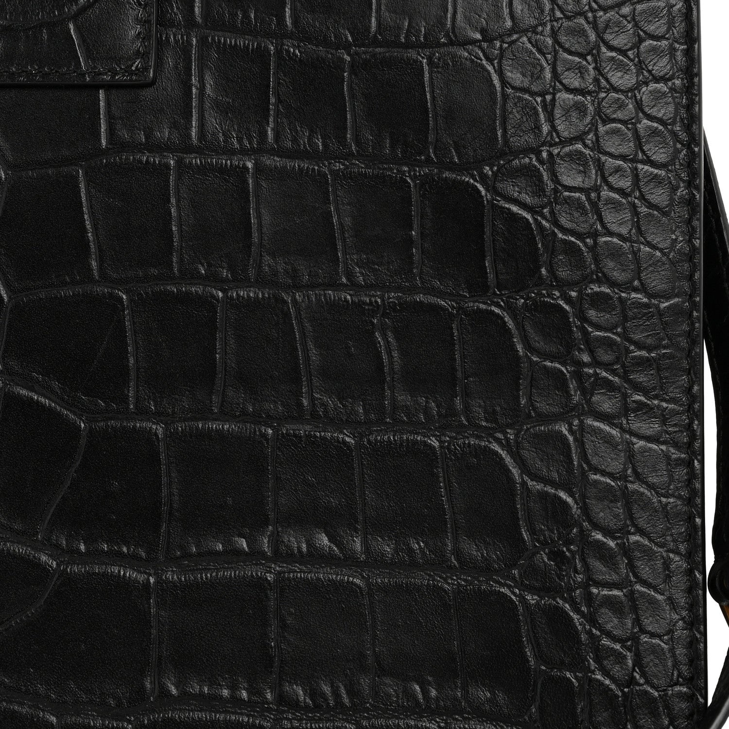 Balenciaga Calfskin Crocodile Embossed Medium Sharp Tote Black 14 of 14