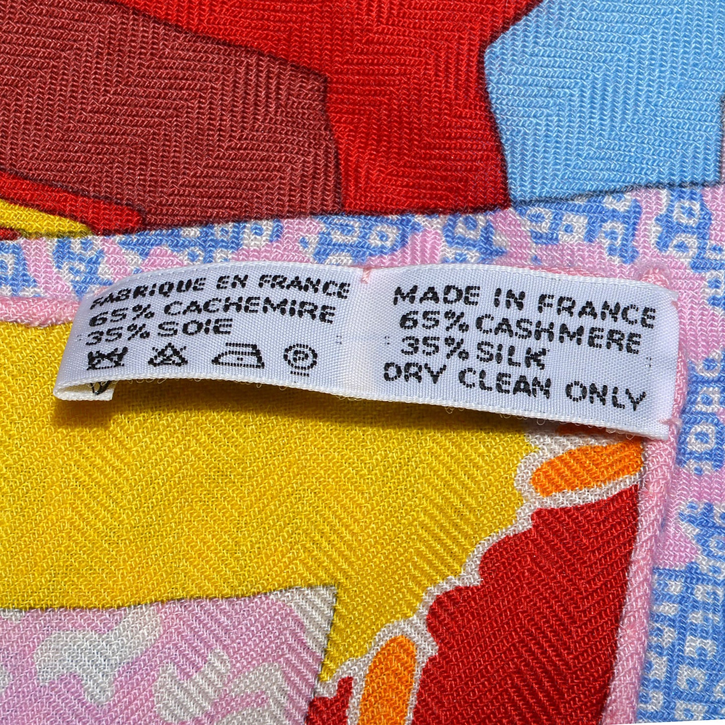Cashmere Silk Ex Libris En Monogram Kimonos Shawl 140