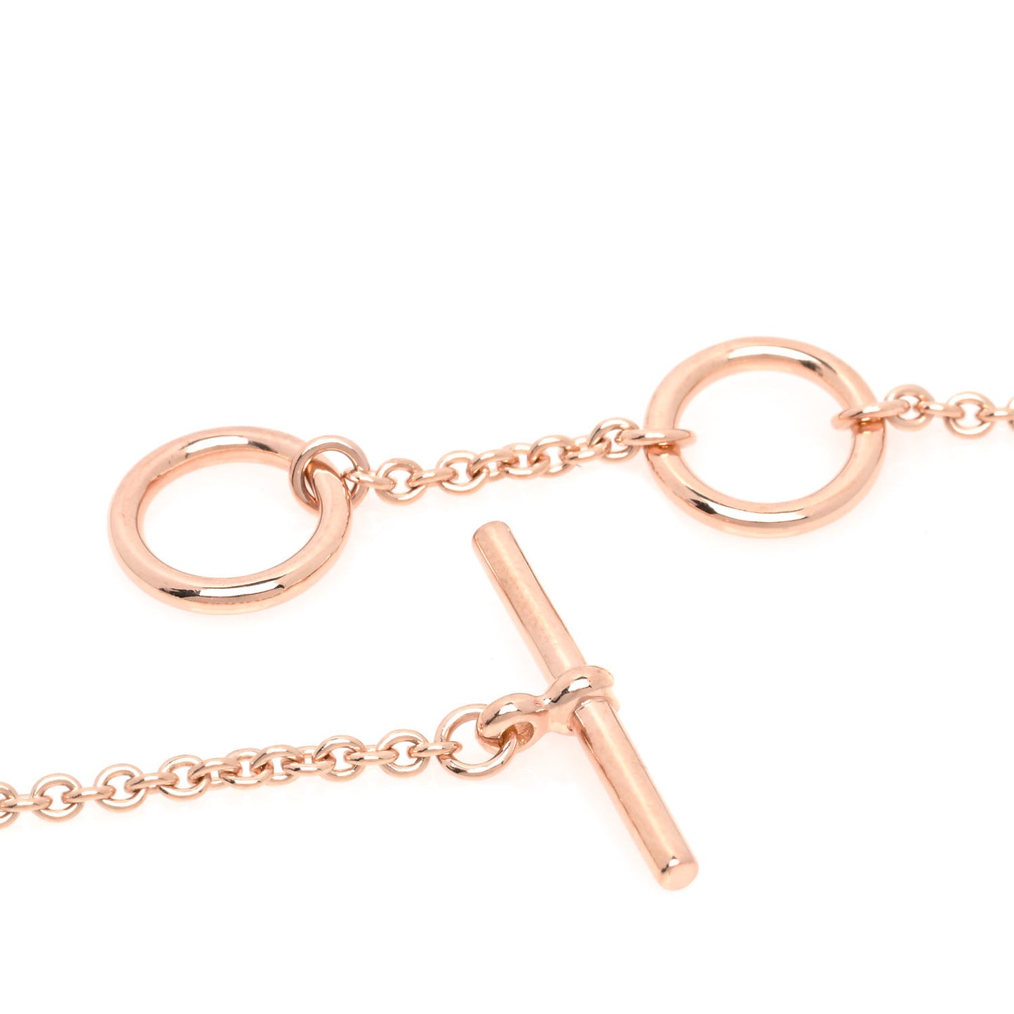 18K Rose Gold Diamond TPM Vertige Coeur Necklace ST