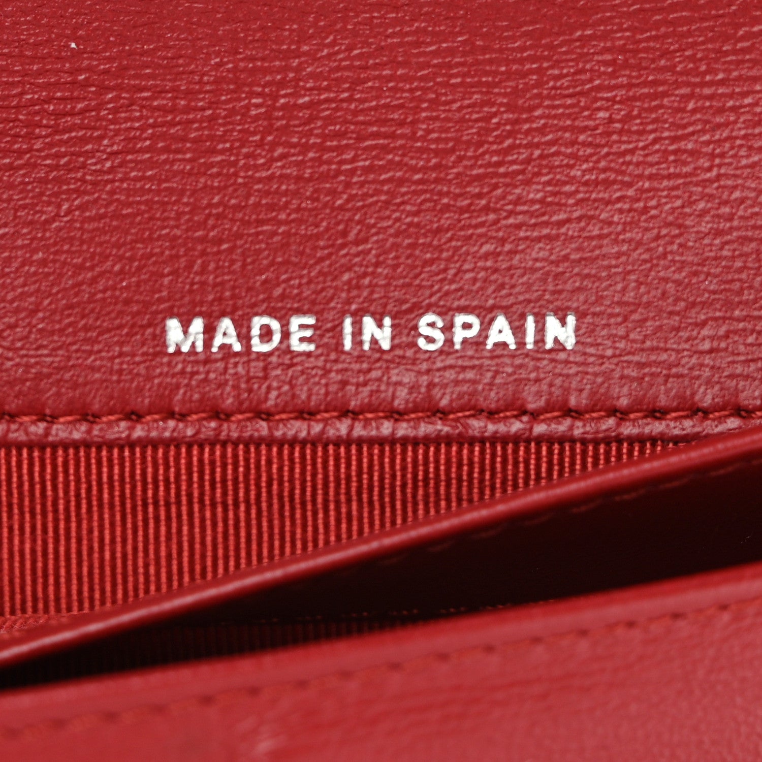 Chanel Lambskin Quilted Zipped Pocket Wallet Red 7 of 8