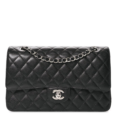 Chanel Caviar Quilted Medium Double Flap Black 1 of 11