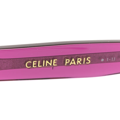 Celine Acetate Cat Eye Sunglasses CL40187I Transparent Purple 6 of 7