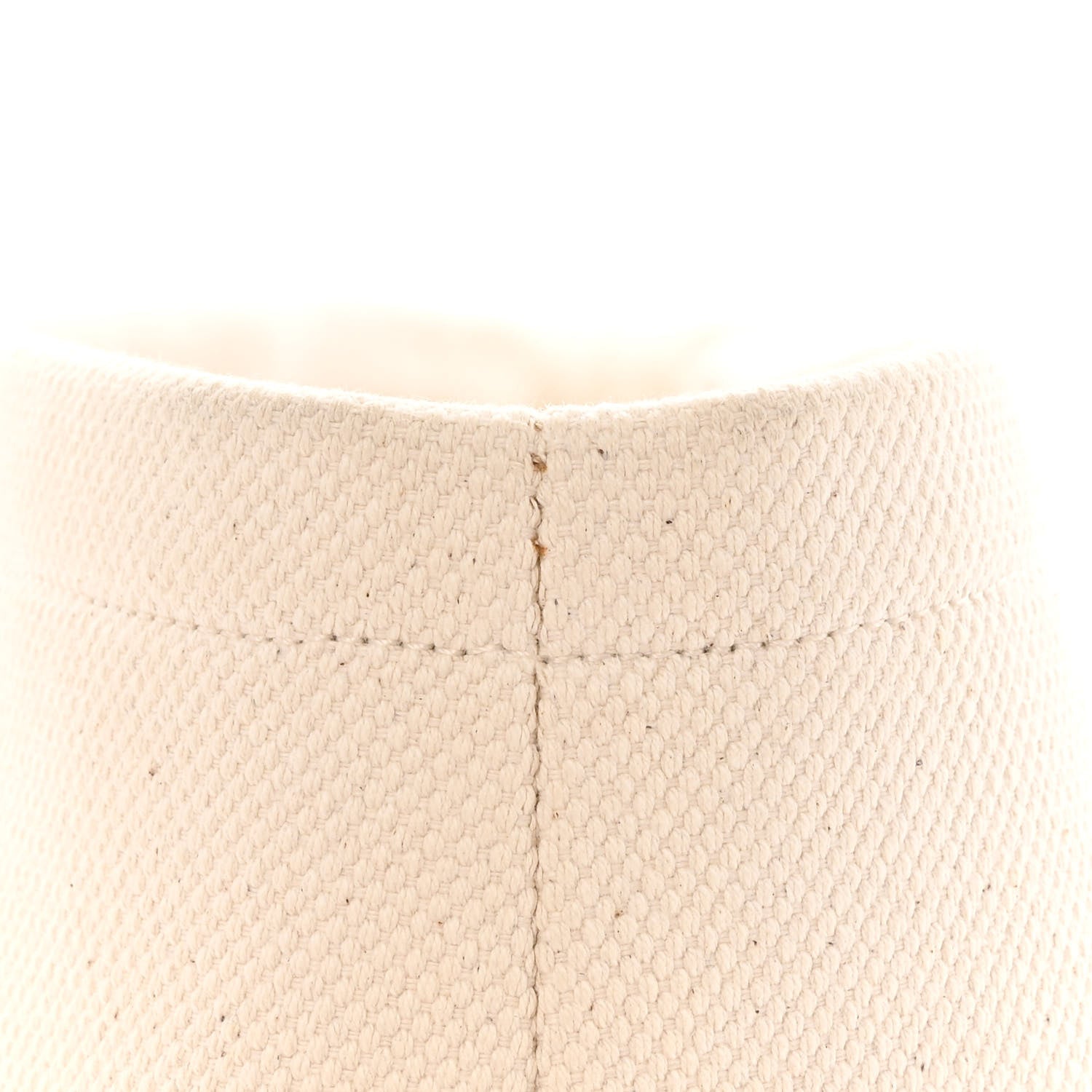 Celine Canvas Calfskin Horizontal Cabas Natural Tan 15 of 19