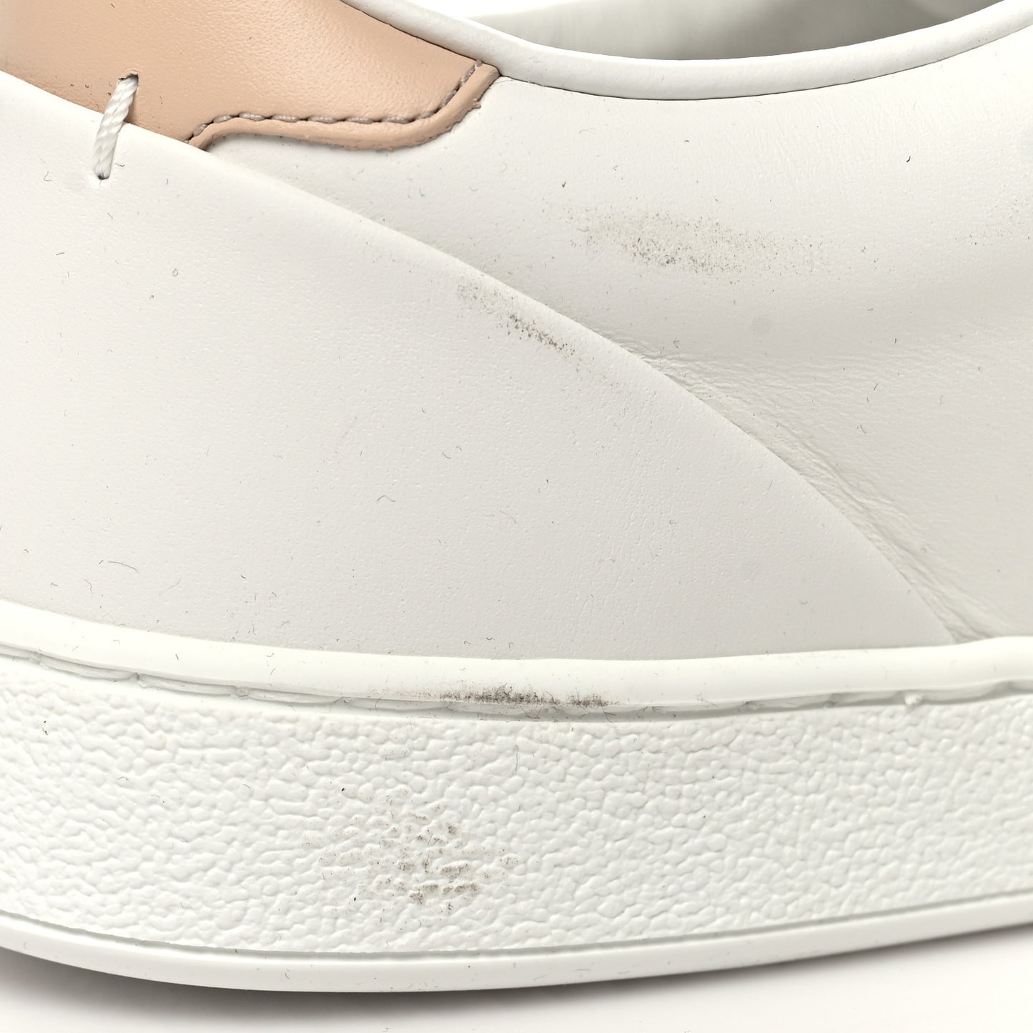 Damier Azur Front Row Sneaker 38 White