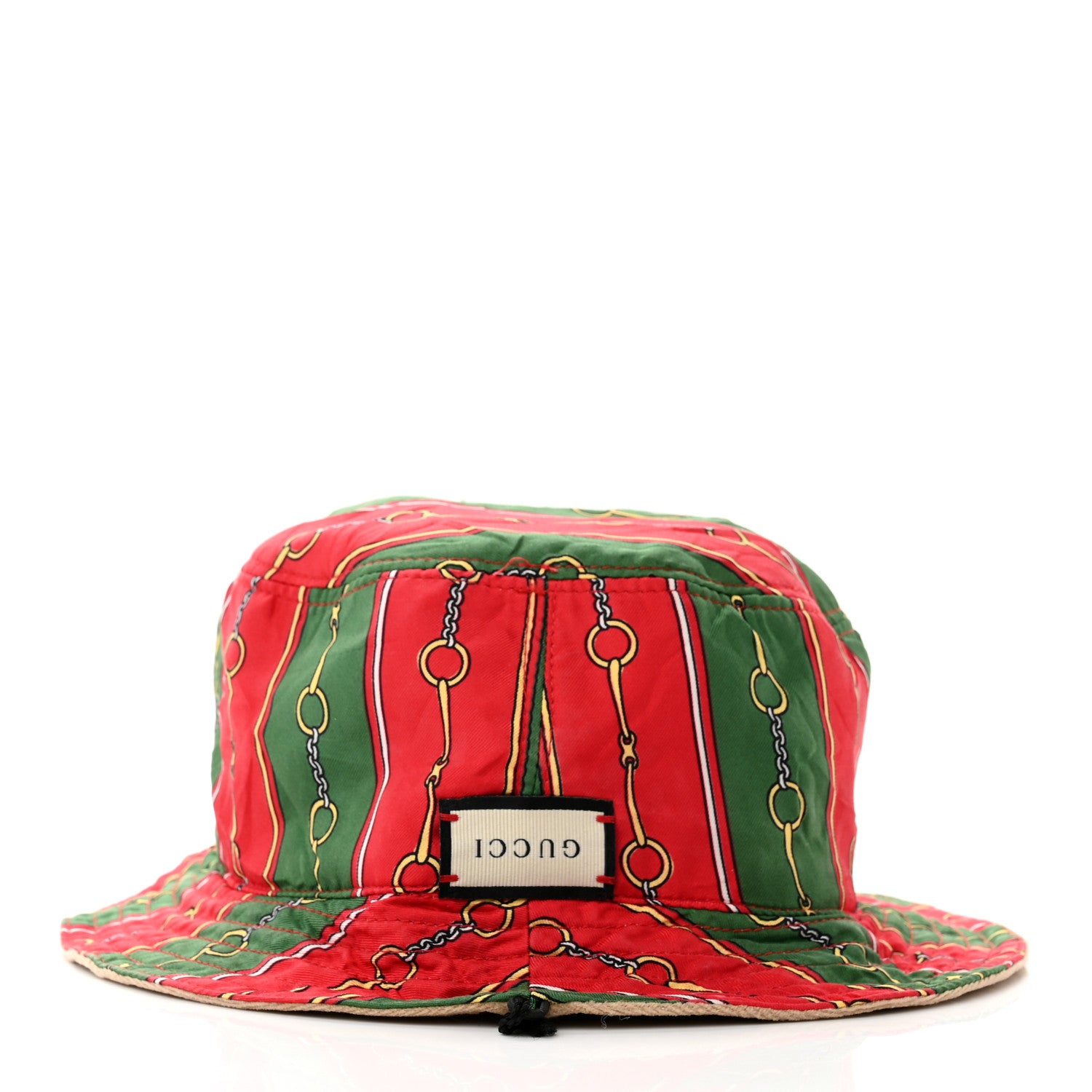 Gucci Silk Cotton Linen Velvetbands Reversible Bucket Hat 10 of 14