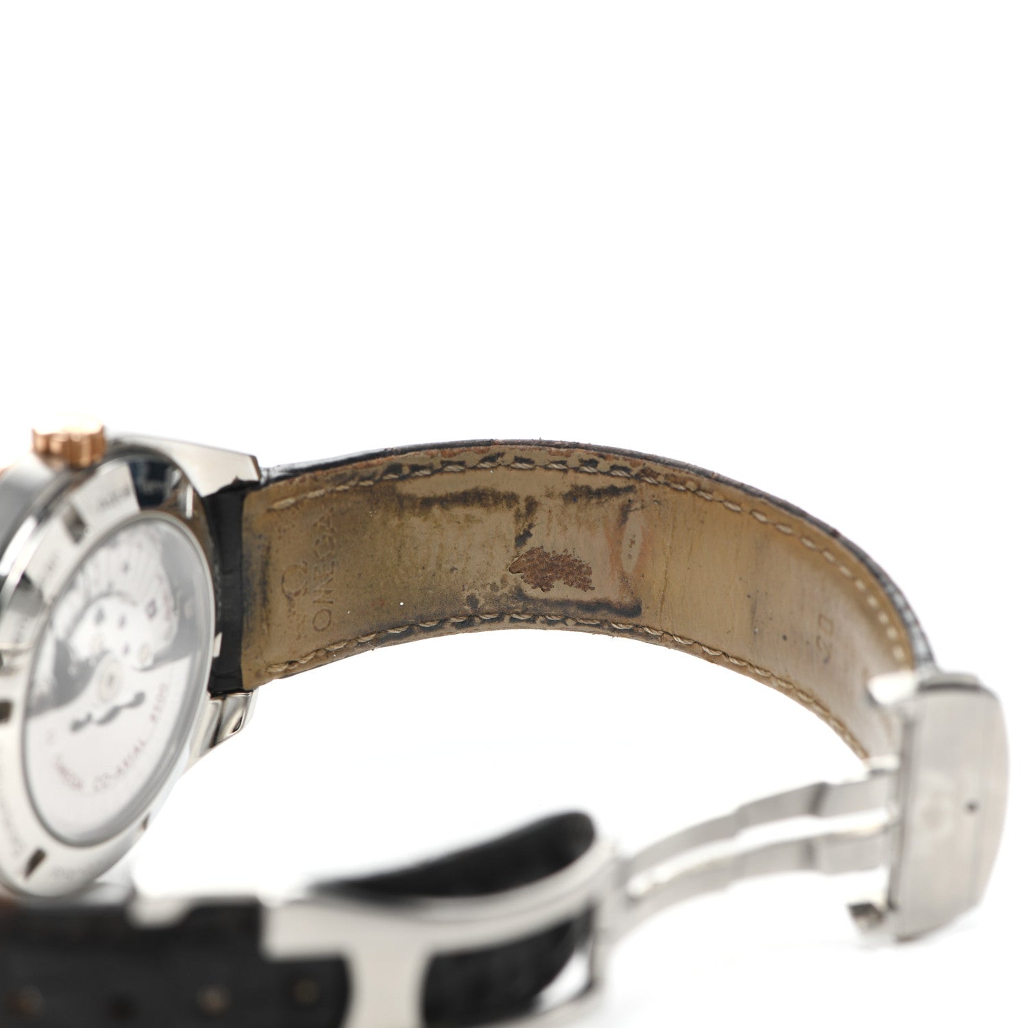 Omega Stainless Steel 18K Red Gold Alligator 38mm Seamaster Aqua Terra 150M Automatic Watch Grey 231.23.39.21.06.001 6 of 7