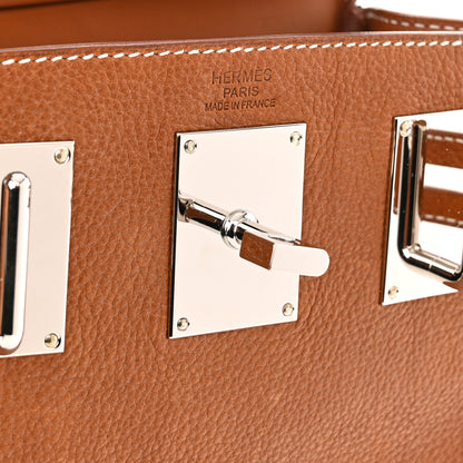 Hermes Natural Barenia Faubourg Hac A Dos PM Backpack Fauve 6 of 11