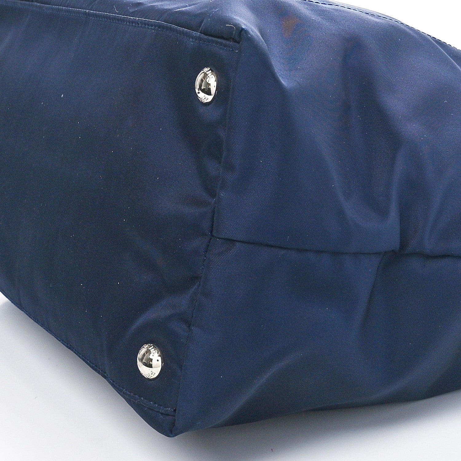 Prada Tessuto Nylon Saffiano Tote Baltico 9 of 9