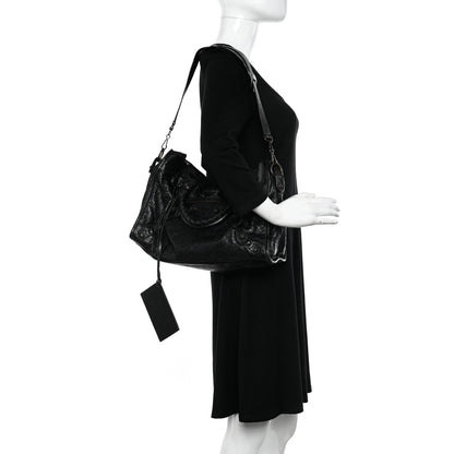 Balenciaga Agneau Giant 12 Gunmetal Hardware City Black 2 of 9