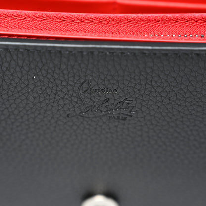 Christian Louboutin Calfskin Spikes Loubinthesky Paloma Clutch Black 6 of 11