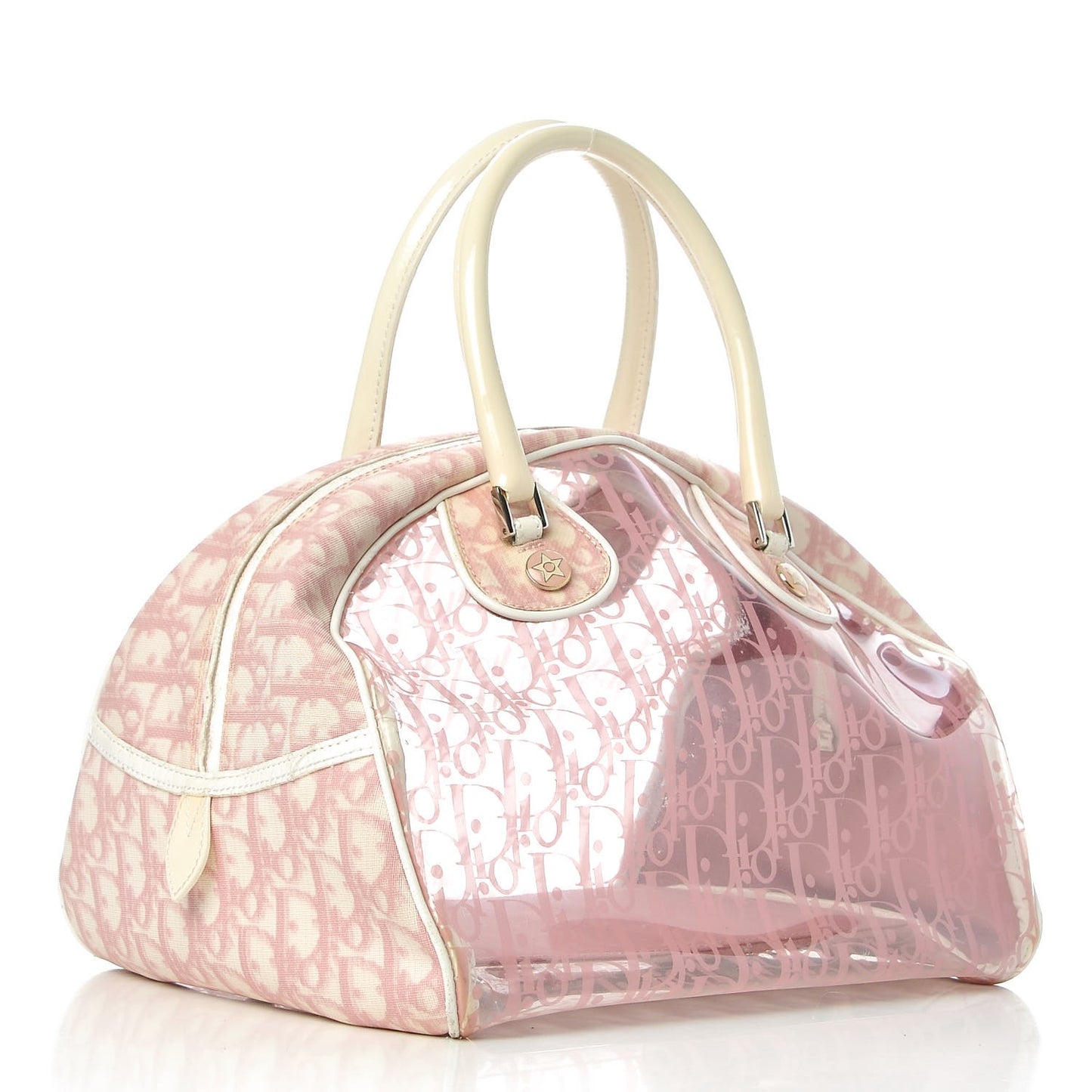 Vinyl Diorissimo Girly Rain Bowler Pink
