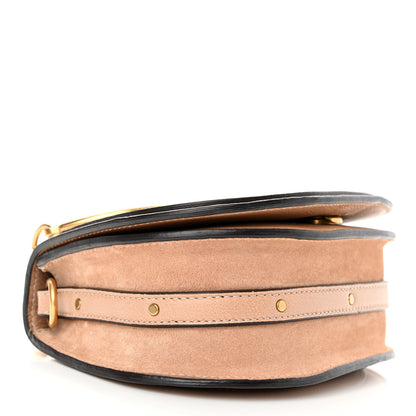 Chloe Calfskin Suede Small Nile Bracelet Bag Biscotti Beige 4 of 10