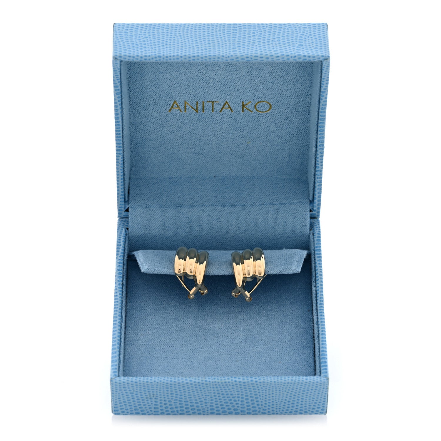 Anita Ko 18K Yellow Gold Small Claire Earrings 5 of 5