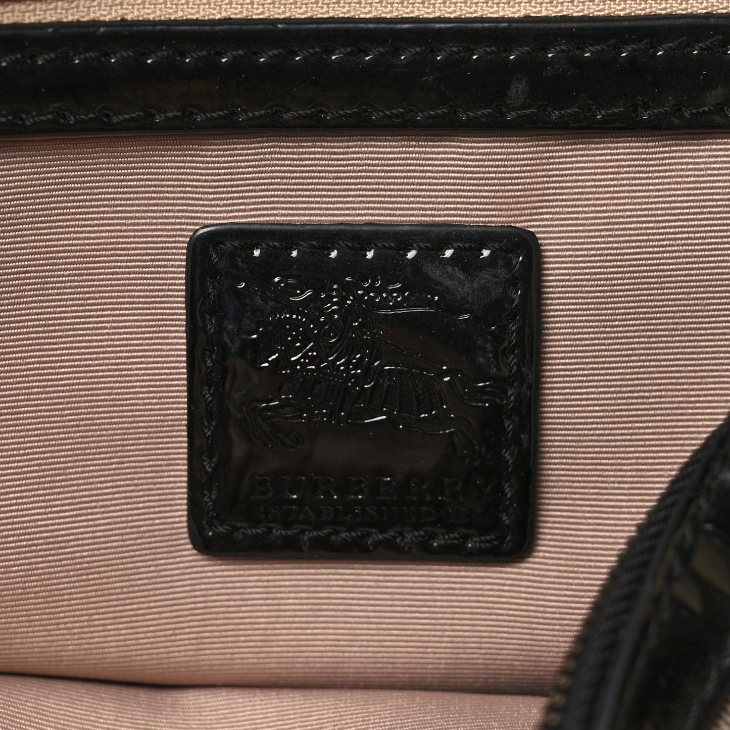 Supernova Check Patent Bowling Bag Black