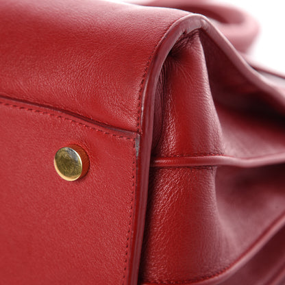 Saint Laurent Calfskin Small Sac De Jour Lipstick Red 11 of 14