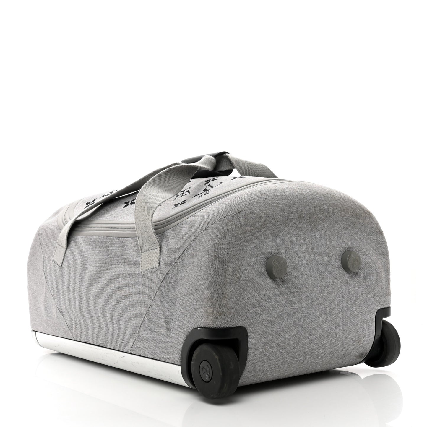 Knit Monogram Horizon Soft Duffle 55 Grey