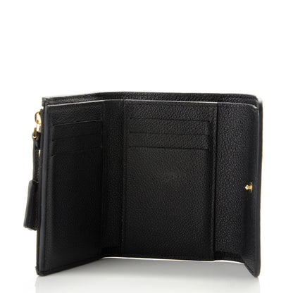 Louis Vuitton Empreinte Pont-Neuf Compact Wallet Black 5 of 6