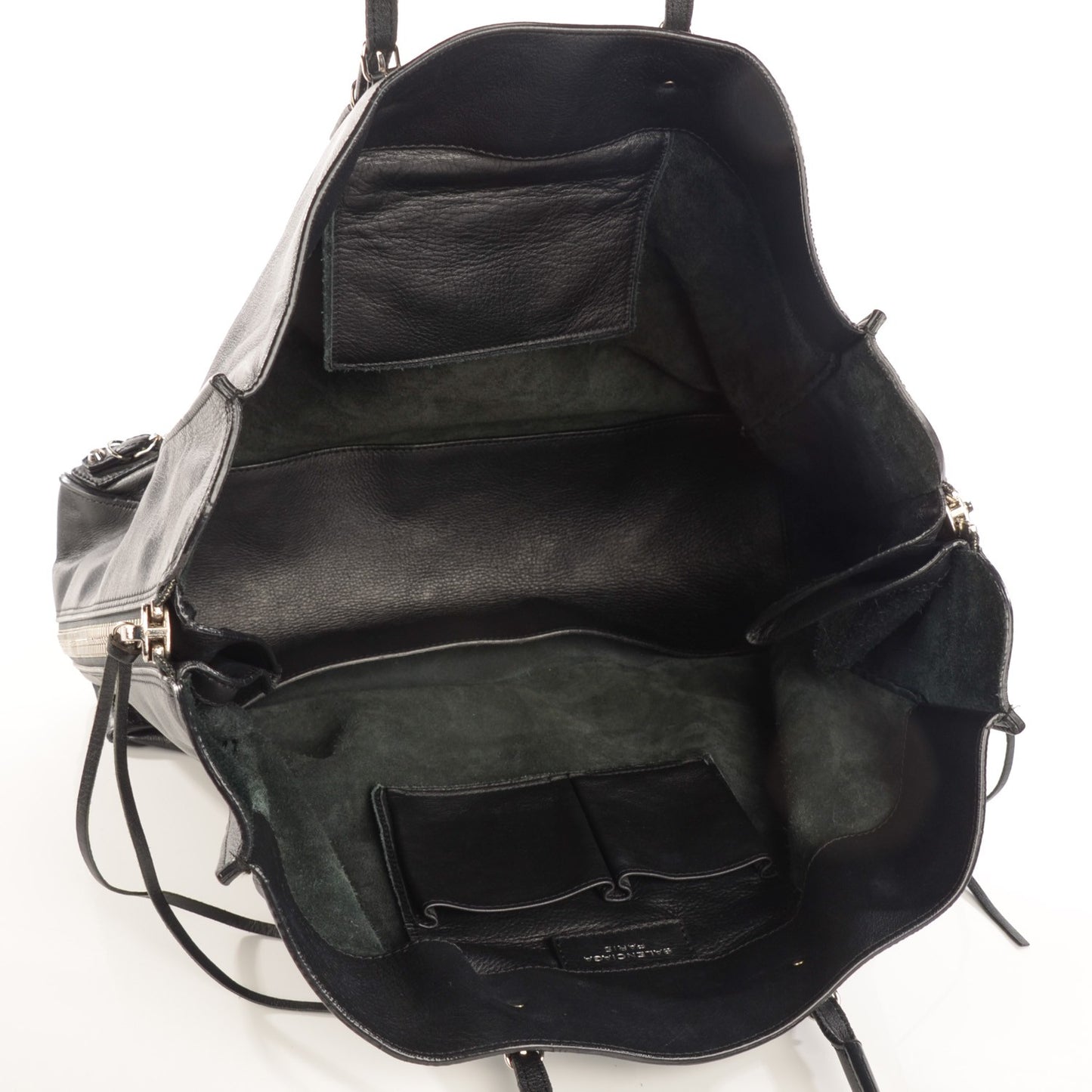 Supple Calfskin Papier A4 Tote Black