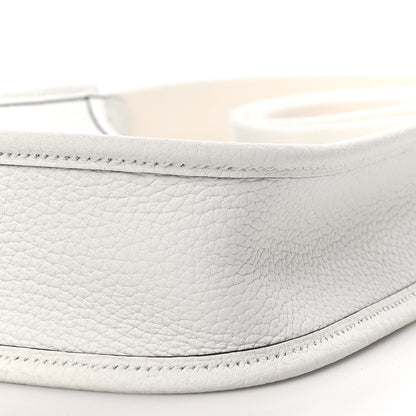 Hermes Taurillon Clemence Amazone Evelyne TPM New White 10 of 11