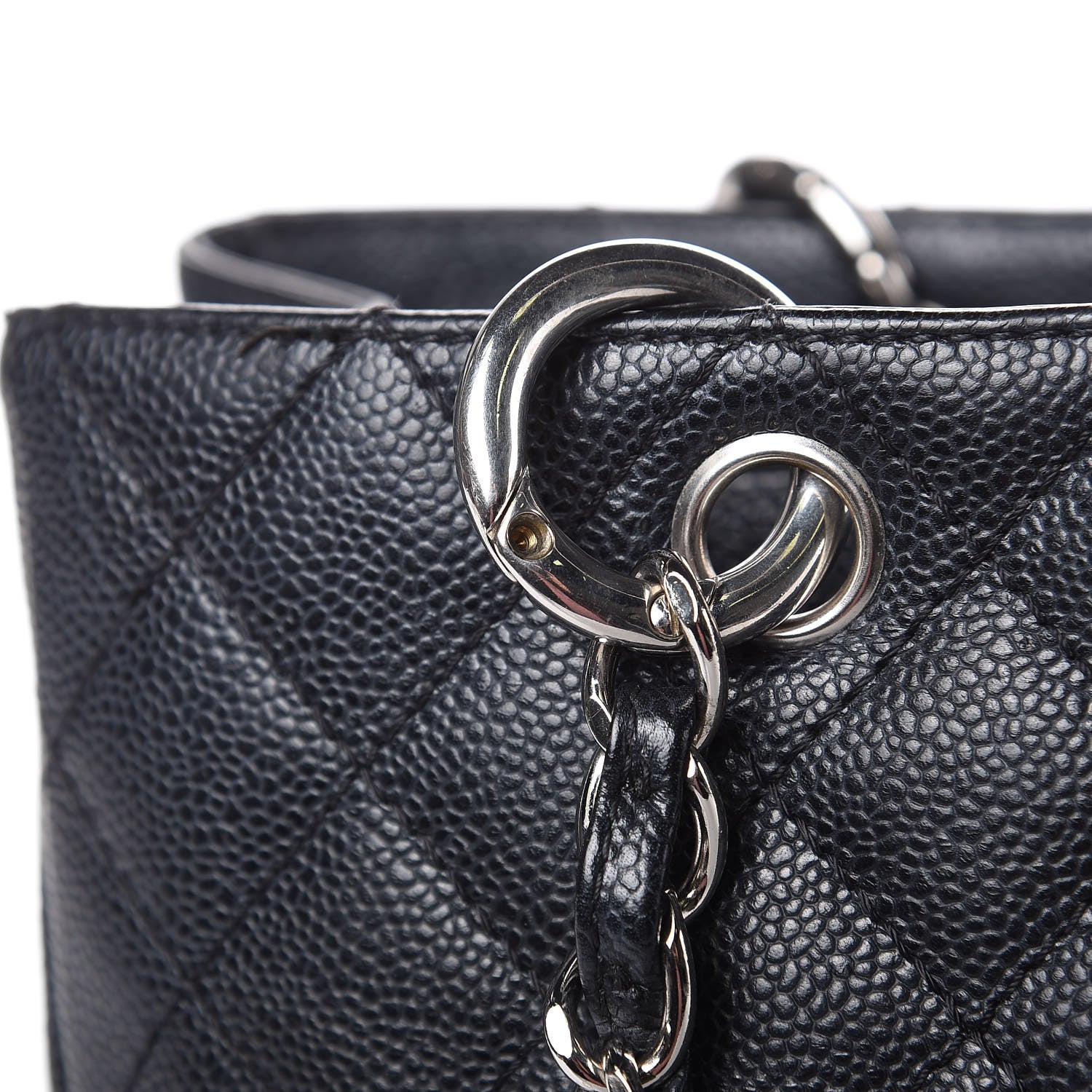 Chanel Caviar Quilted Grand Shopping Tote GST Black 20 of 26