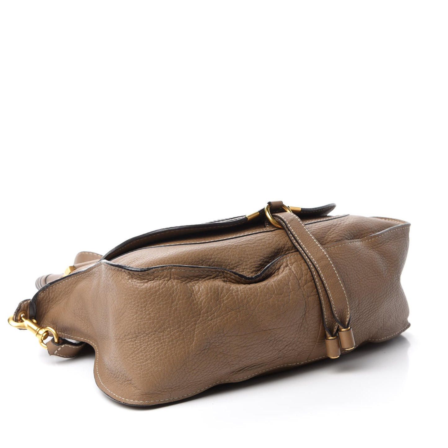 Calfskin Medium Marcie Satchel Nut