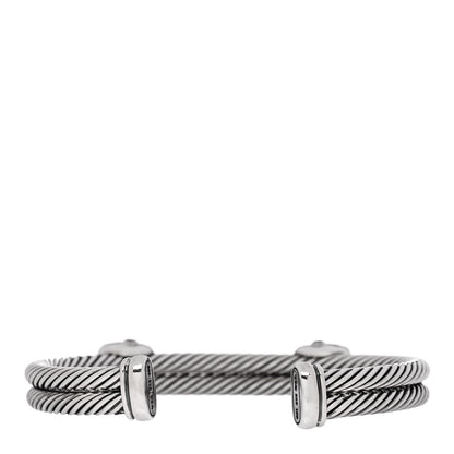 David Yurman DAVID YURMAN Sterling Silver 18K Yellow Gold Blue Topaz Albion Double Station Bracelet 2 of 3