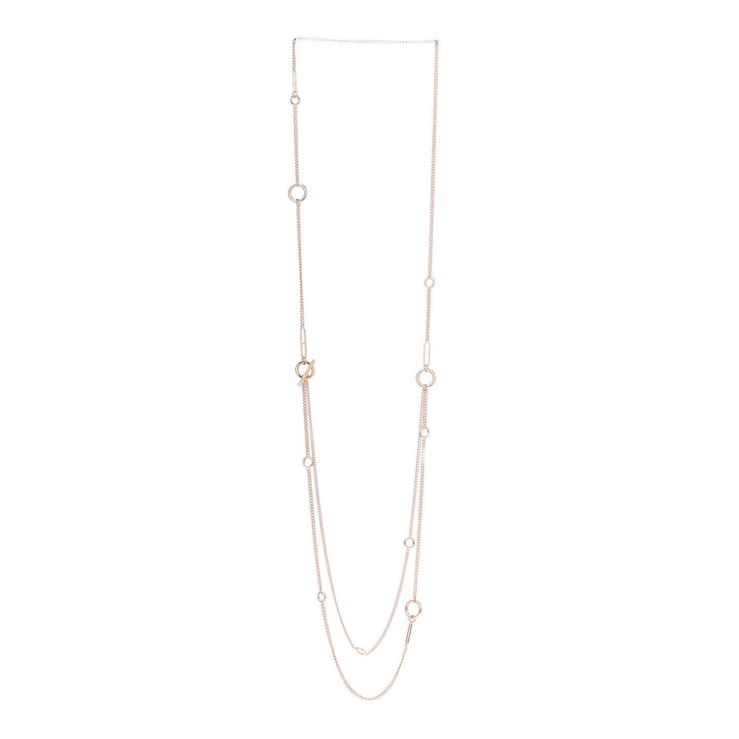 18K Rose Gold Echappee Extra Long Necklace