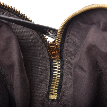 Fendi Pebbled Calfskin Small Chameleon Tote Black 14 of 16