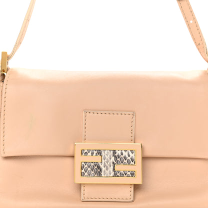 Fendi Vitello Elaphe Mini Mama Baguette Beige 12 of 12