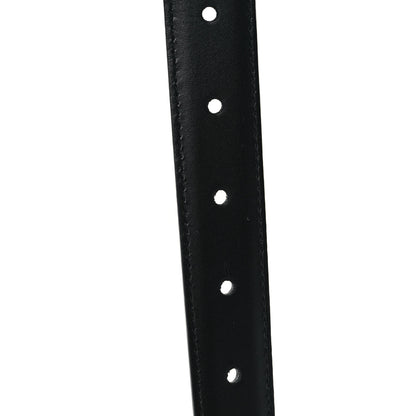 Celine Box Calfskin Medium 25mm Triomphe Belt 70 28 Black 4 of 5