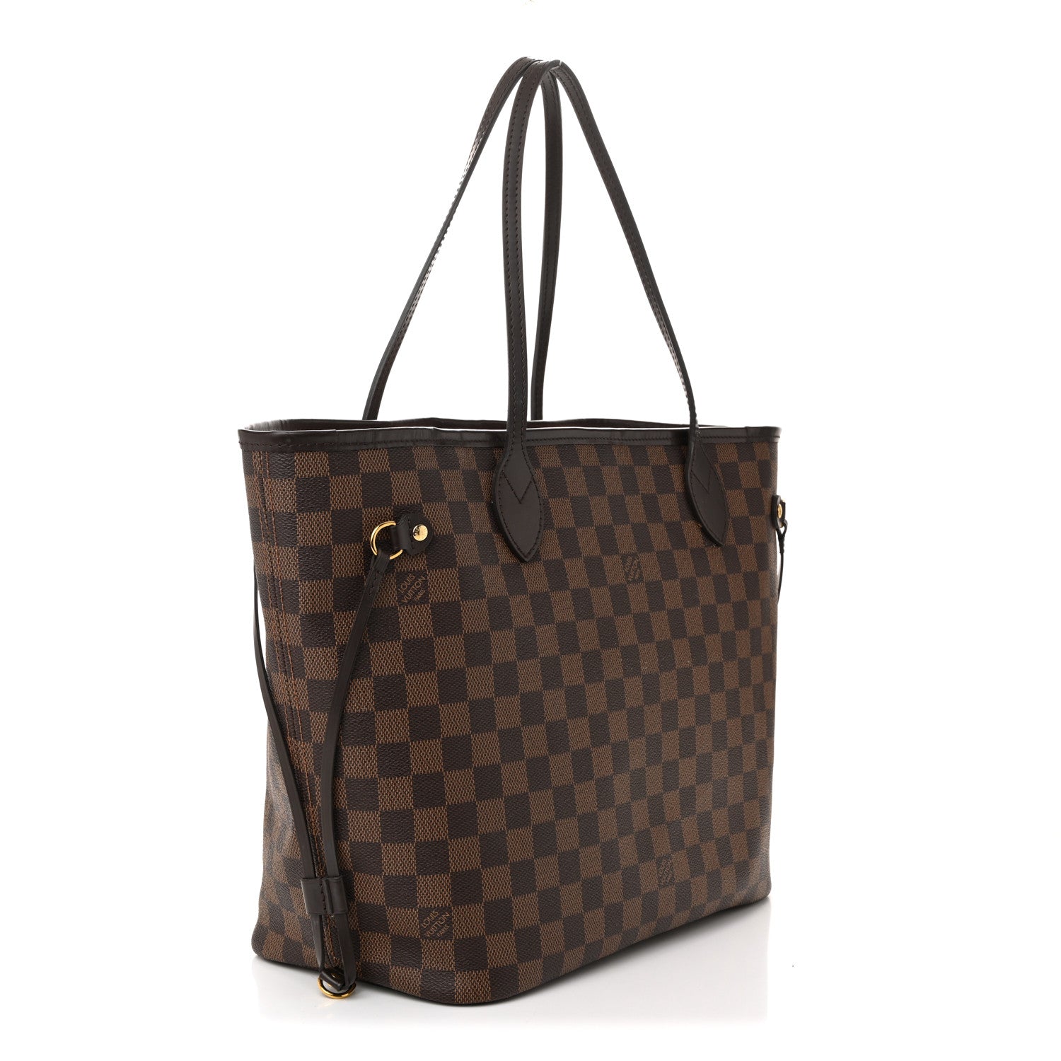 Louis Vuitton Damier Ebene Neo Neverfull MM Rose Ballerine 4 of 12