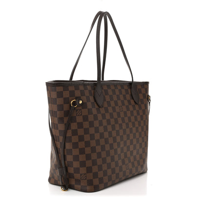 Louis Vuitton Damier Ebene Neo Neverfull MM Rose Ballerine 4 of 12