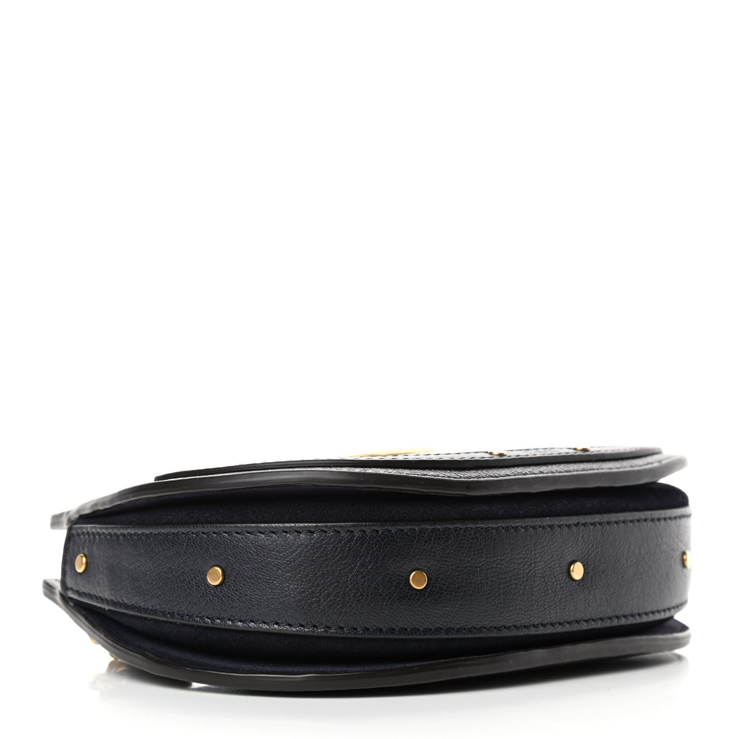 Chloe Calfskin Suede Mini Pixie Signature Belt Bag Full Blue 3 of 4