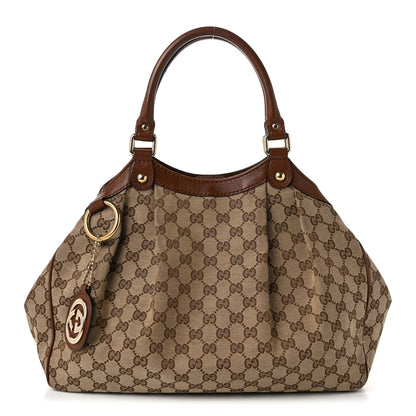 Gucci Monogram Medium Sukey Tote Brown 1 of 11