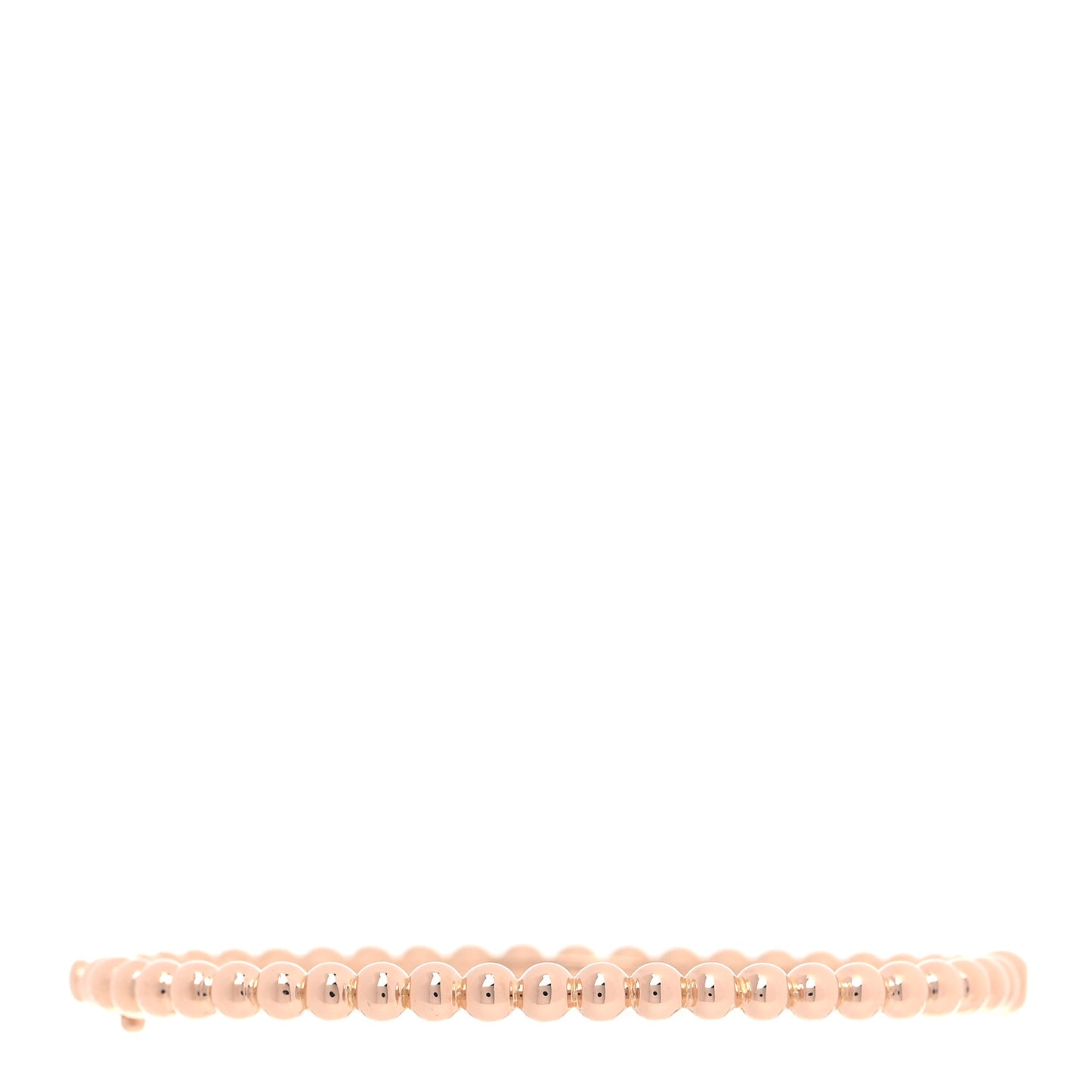 18K Rose Gold Perlee Pearls of Gold Bracelet S
