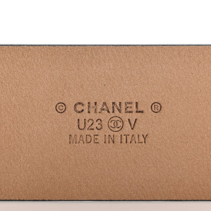 Chanel Calfskin Belt 95 38 Black 5 of 7