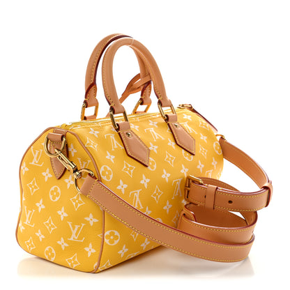 Louis Vuitton Calfskin Monogram Speedy P9 Bandouliere 25 Jaune Mat 4 of 11