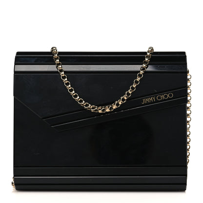 Jimmy Choo Acrylic Candy Clutch Black 1 of 8